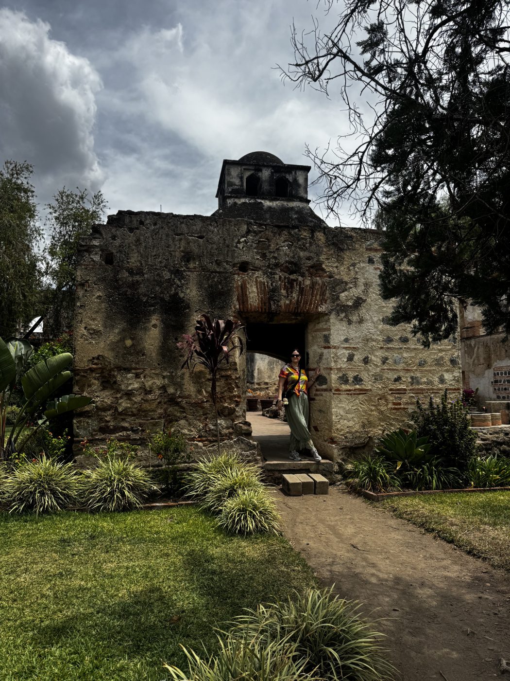 The colonial ruins of Santa Clara convent in Antigua